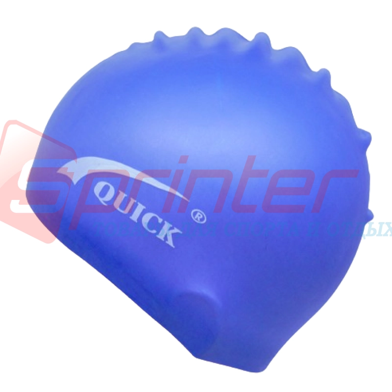 Шапочка детская для плавания QUICK GG-300 Синяя